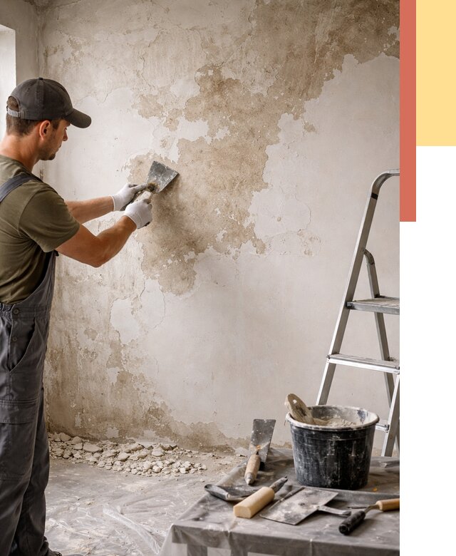 Снятие старой шпаклевки в Ишиме от 1923 руб. — быстро и недорого | ОТДЕЛОЧНИК-Шм