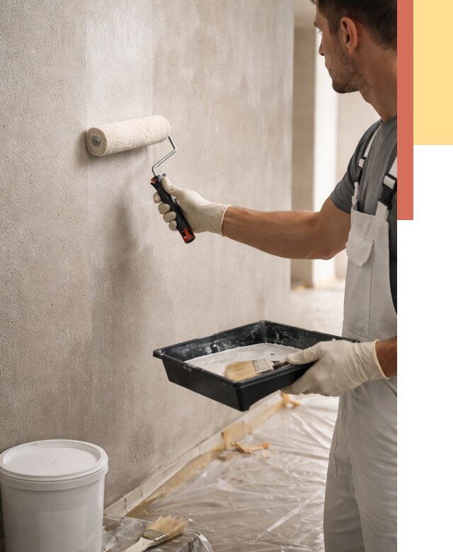 Грунтовка стен в Ишиме от 2286 руб. м2 — быстро, недорого, с материалом | ОТДЕЛОЧНИК-Шм