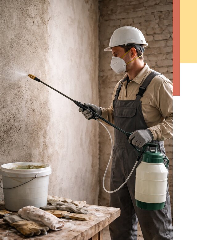 Антисептическая обработка стен в Ишиме от 1247 руб. — быстро и недорого | ОТДЕЛОЧНИК-Шм