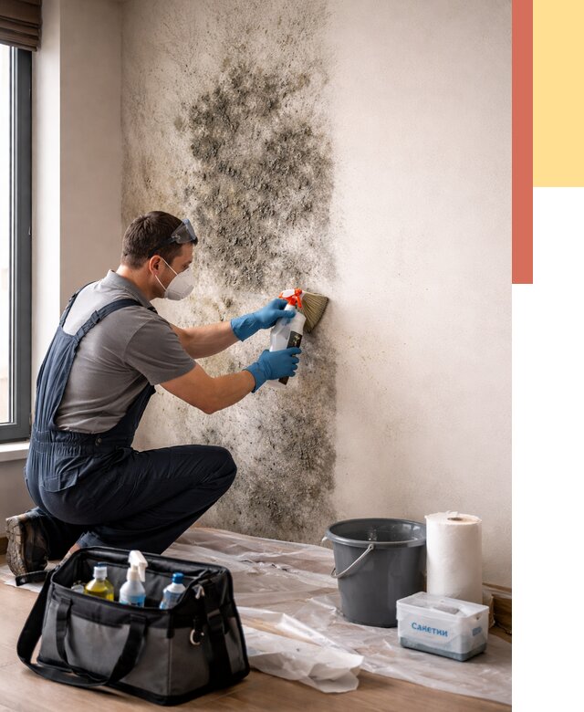 Удаление плесени со стен в Ишиме от 2234 руб. — быстро и недорого | ОТДЕЛОЧНИК-Шм
