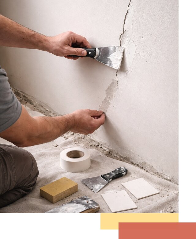 Заделка трещин и сколов в стенах и потолках в Ишиме