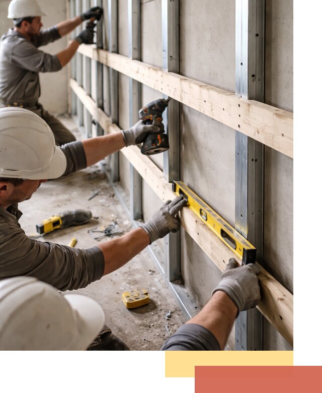 Устройство обрешетки под панели в Ишиме