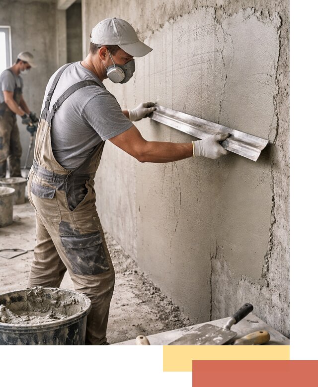 Штукатурка бетонных стен в Ишиме качественно и долговечно