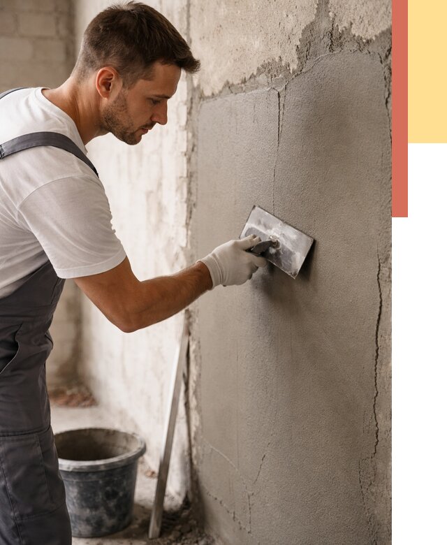 Штукатурка стен под плитку в Ишиме от 4365 руб./м2 — выравнивание под плитку | ОТДЕЛОЧНИК-Шм