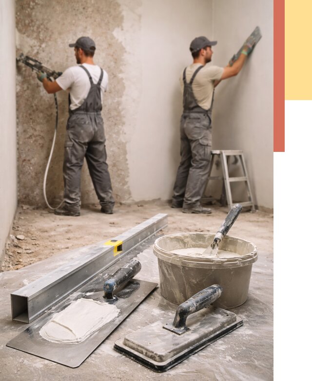 Штукатурка стен под обои в Ишиме от 4677 руб./м2 — выравнивание под обои | ОТДЕЛОЧНИК-Шм