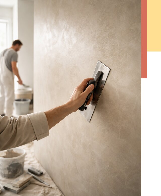 Венецианская штукатурка в Ишиме от 3638 руб/м² — нанесение стен под ключ | ОТДЕЛОЧНИК-Шм