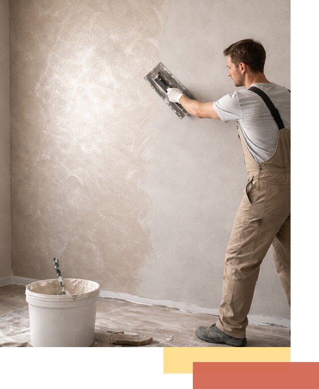 Декоративная штукатурка «Мокрый шелк» под ключ в Ишиме