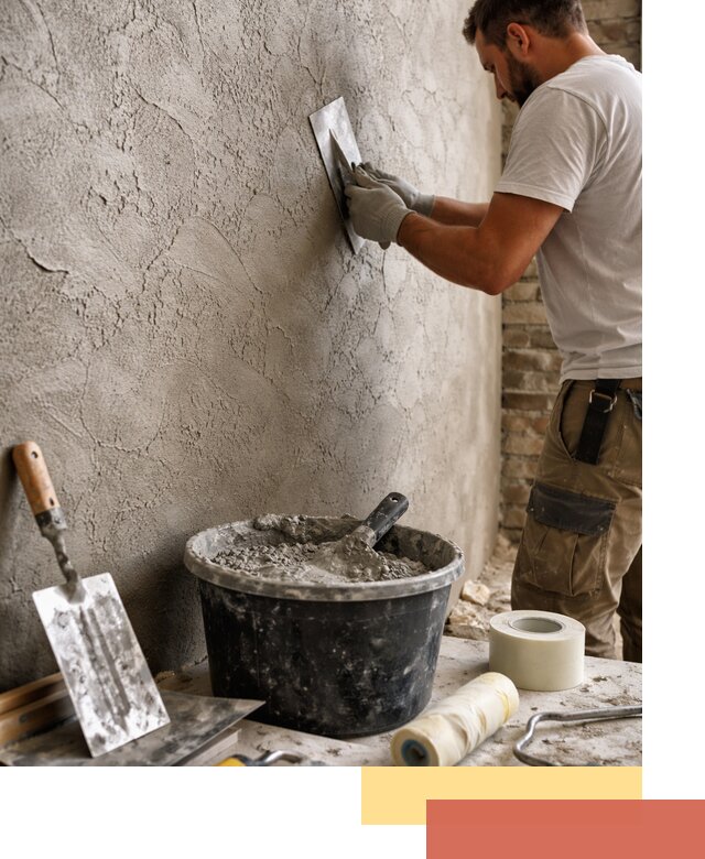 Декоративная штукатурка лофт в Ишиме — отделка стен и потолков