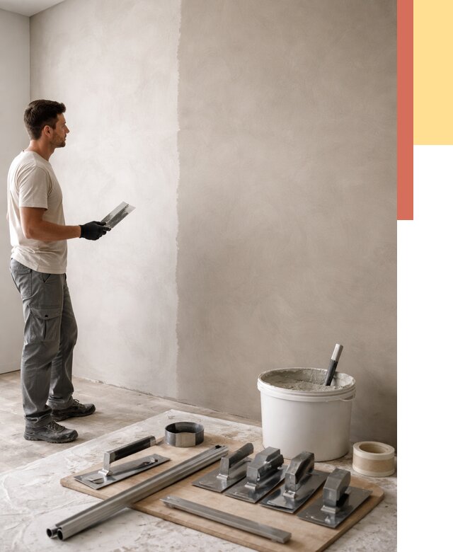 Нанесение микроцемента на стены в Ишиме от 3326 руб./м2 под ключ | ОТДЕЛОЧНИК-Шм