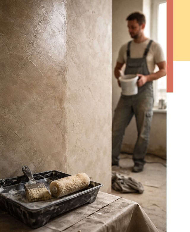 Нанесение воска на штукатурку в Ишиме от 3638 руб. | Услуги ОТДЕЛОЧНИК-Шм