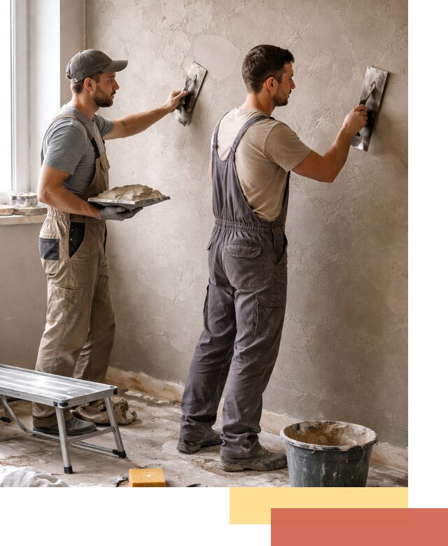 Ремонт декоративной штукатурки и восстановление фактуры в Ишиме