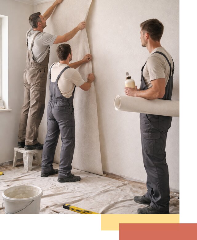 Оклейка стен обоями в Ишиме — качественно и профессионально