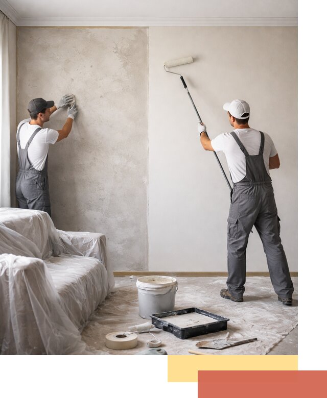 Покраска стен антивандальной краской в Ишиме