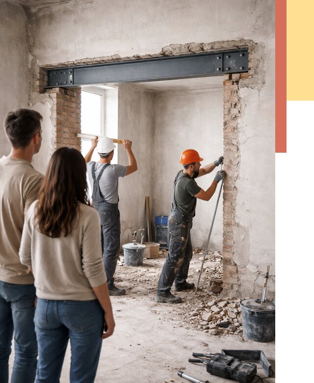 Усиление проема в стене в Ишиме от 9873 руб. — усиление дверного проема металлоконструкцией | ОТДЕЛОЧНИК-Шм