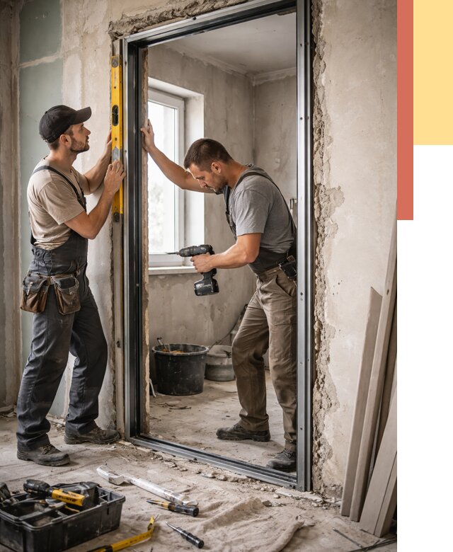 Закладка дверного проема в Ишиме от 3638 руб. — быстро и недорого | ОТДЕЛОЧНИК-Шм