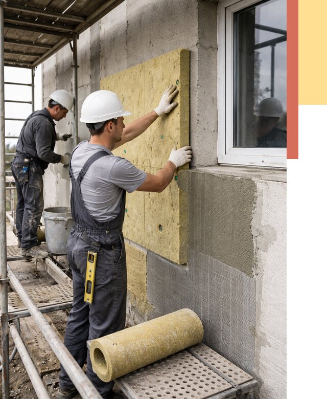 Утепление стен в Ишиме от 4469 руб. под ключ — быстро и недорого | ОТДЕЛОЧНИК-Шм