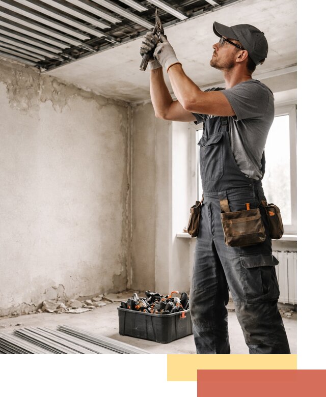 Демонтаж реечного потолка в Ишиме быстро и аккуратно