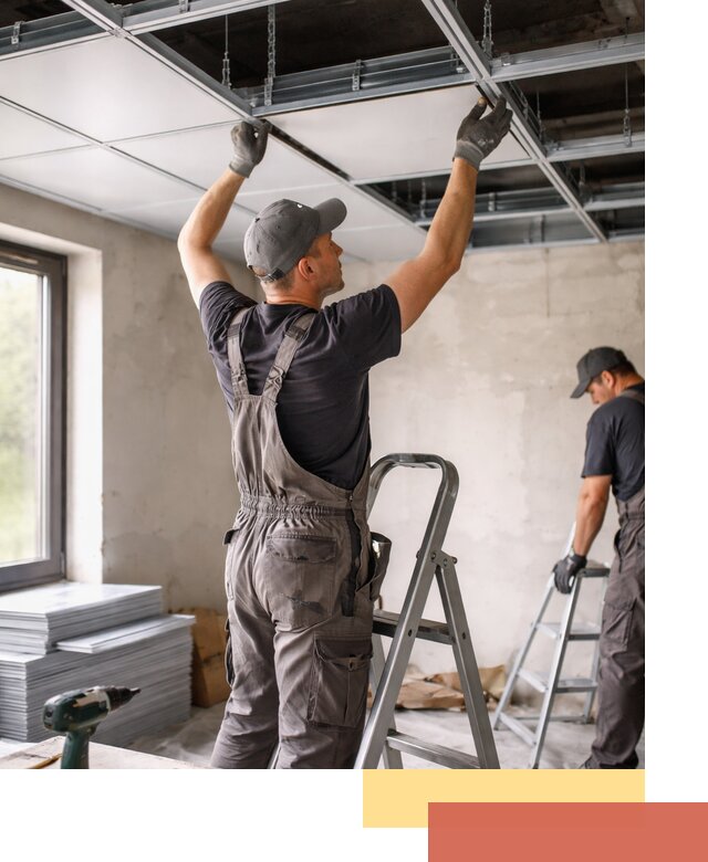 Монтаж кассетного потолка в Ишиме качественно и быстро