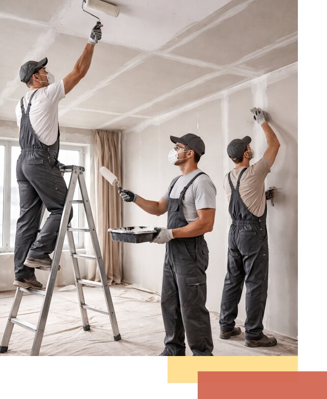 Покраска потолка из гипсокартона в Ишиме качественно и недорого