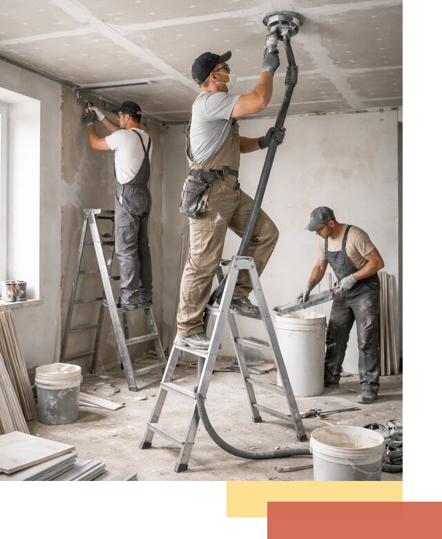 Ремонт потолка из гипсокартона в Ишиме: быстрый и качественный монтаж