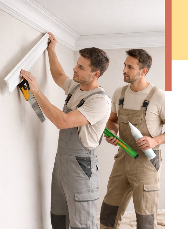 Монтаж потолочного плинтуса в Ишиме от 2390 руб. — быстро и недорого | ОТДЕЛОЧНИК-Шм