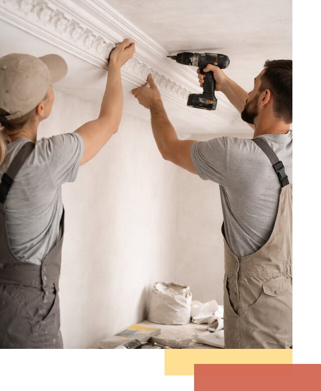 Профессиональный монтаж лепнины на потолок в Ишиме