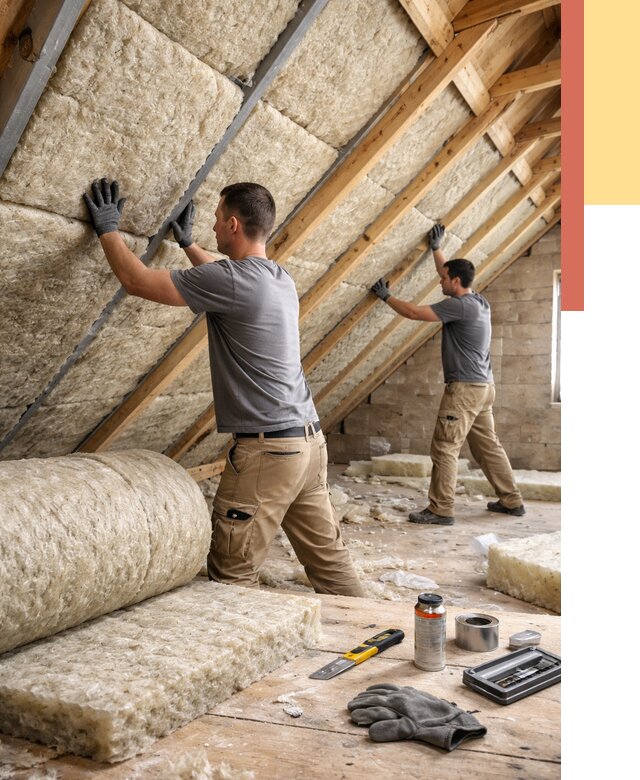 Утепление потолка минватой в Ишиме от 1507 руб. — быстро и недорого | ОТДЕЛОЧНИК-Шм