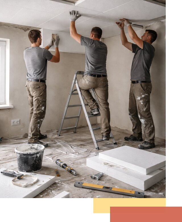 Утепление потолка пенопластом в Ишиме быстро и качественно