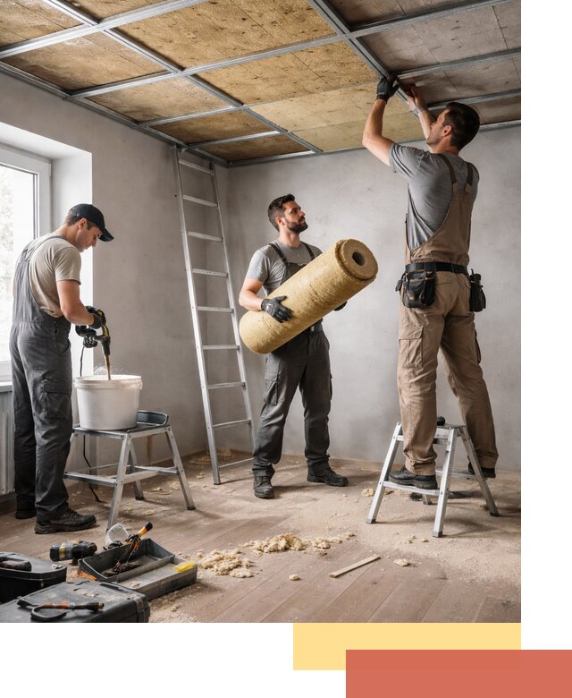 Шумоизоляция потолка в Ишиме: профессиональный монтаж и отделка