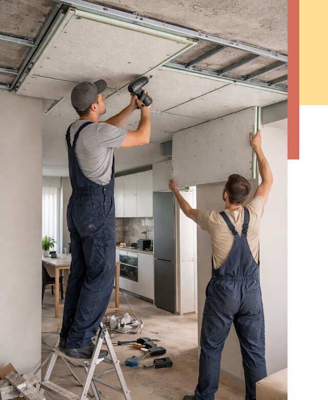 Шумоизоляция потолка панелями зипс в Ишиме от 1923 руб. под ключ | ОТДЕЛОЧНИК-Шм